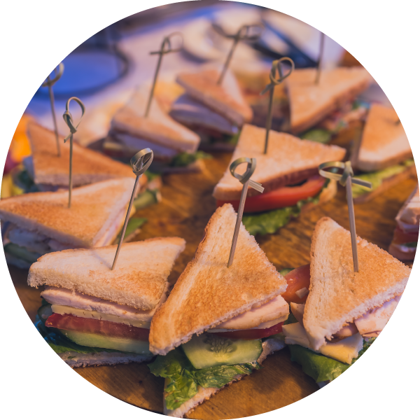 Photo of catering sandwhich tray
